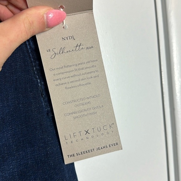 NWT NYDJ Le Silhouette Ami Skinny Jeans Petite Plus Size 18W Marvelous - Picture 5 of 16